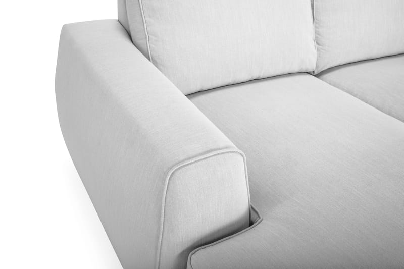 Optus Lyx 5-sits Högervänd U-formad Hörnsoffa med divan i Tyg - Grå - Möbler - Vardagsrum - Soffor - Hörnsoffor