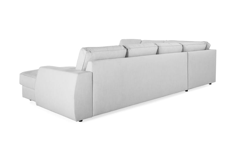 Optus Lyx 5-sits Högervänd U-formad Hörnsoffa med divan i Tyg - Grå - Möbler - Vardagsrum - Soffor - Hörnsoffor