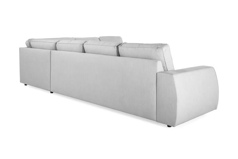 Optus Lyx 5-sits Vändbar L-formad Hörnsoffa i Tyg - Grå - Möbler - Vardagsrum - Soffor - Hörnsoffor