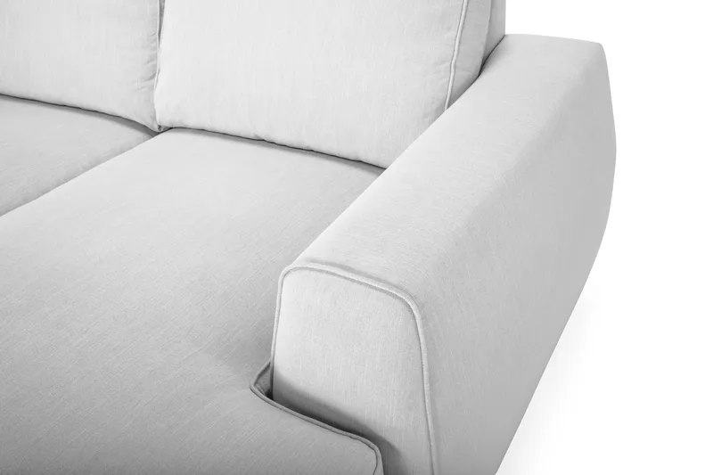 Optus Lyx 5-sits Vänstervänd U-formad Hörnsoffa med divan i Tyg - Grå - Möbler - Vardagsrum - Soffor - Hörnsoffor