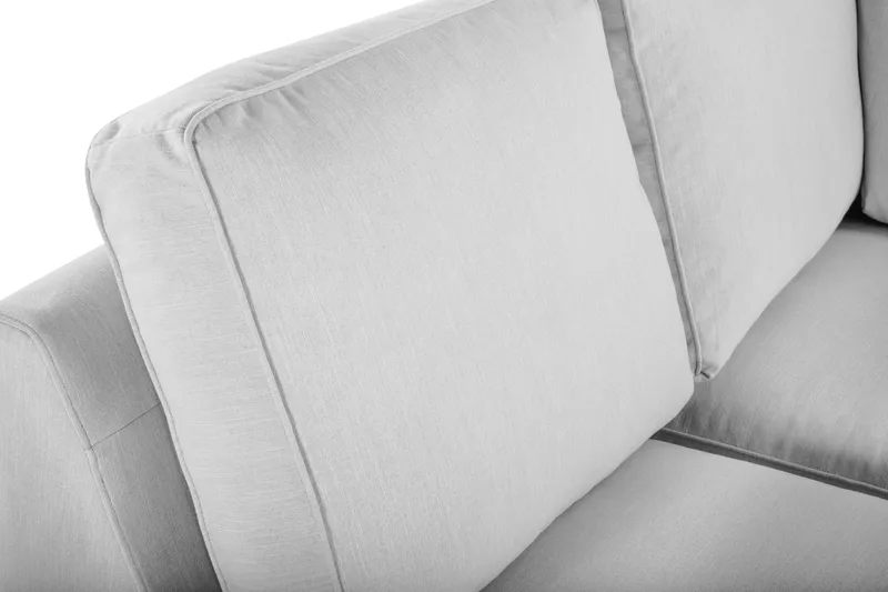 Optus Lyx 5-sits Vänstervänd U-formad Hörnsoffa med divan i Tyg - Grå - Möbler - Vardagsrum - Soffor - Hörnsoffor