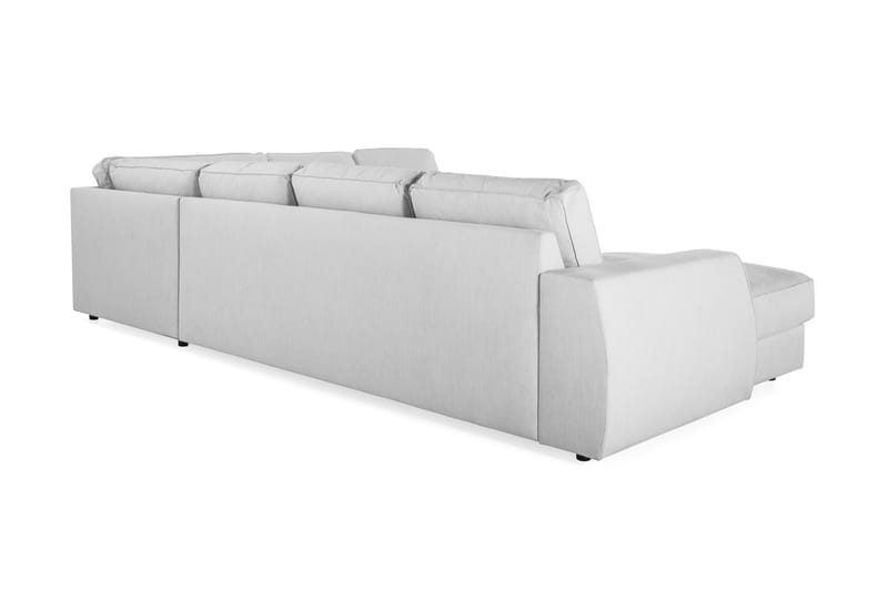 Optus Lyx 5-sits Vänstervänd U-formad Hörnsoffa med divan i Tyg - Grå - Möbler - Vardagsrum - Soffor - Hörnsoffor