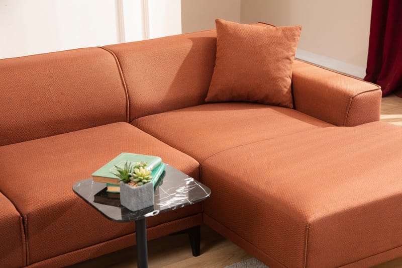 Oshawa Divansoffa 3-sits Orange - Möbler - Vardagsrum - Soffor - Hörnsoffor
