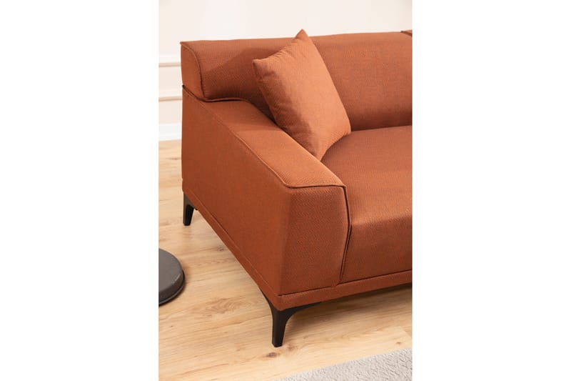 Oshawa Divansoffa 3-sits Orange - Möbler - Vardagsrum - Soffor - Hörnsoffor