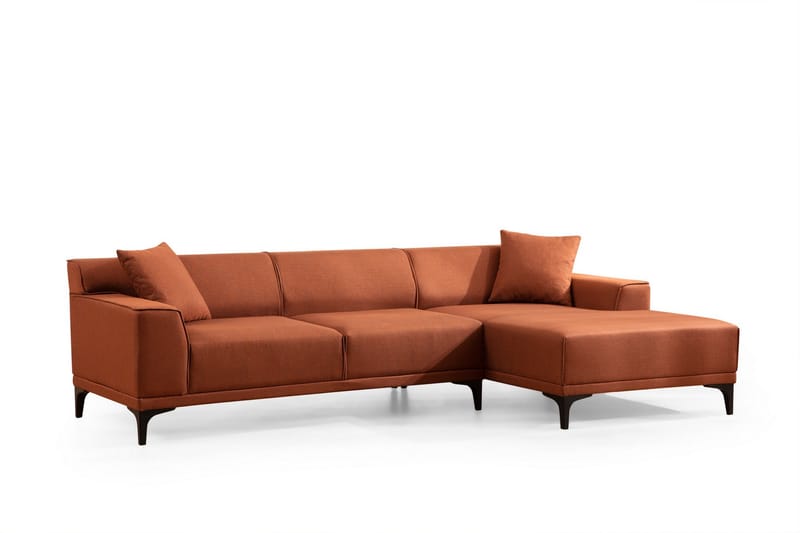 Oshawa Divansoffa 3-sits Orange - Möbler - Vardagsrum - Soffor - Hörnsoffor