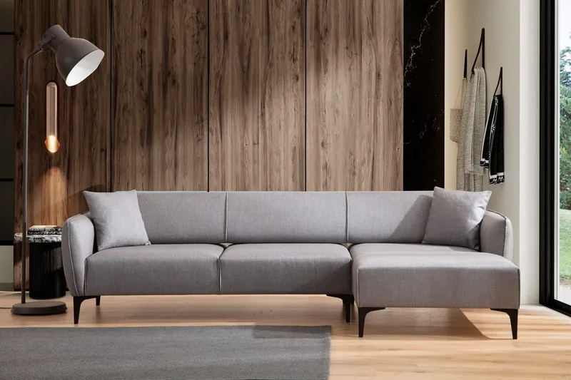 Rossland Divansoffa 3-sits - Grå - Möbler - Vardagsrum - Bäddsoffor - Hörnbäddsoffa