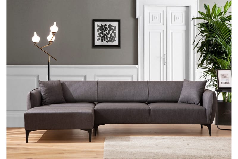 Rossland Divansoffa 3-sits - Mörkgrå - Möbler - Vardagsrum - Bäddsoffor - Hörnbäddsoffa