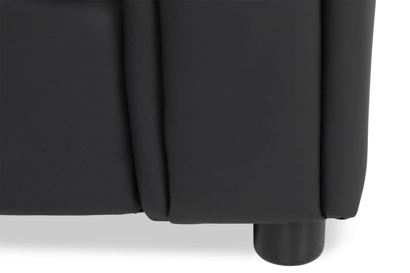 Salvador Stor Hörnsoffa Höger L formad - Svart / Konstläder - Möbler - Vardagsrum - Soffor - Hörnsoffor