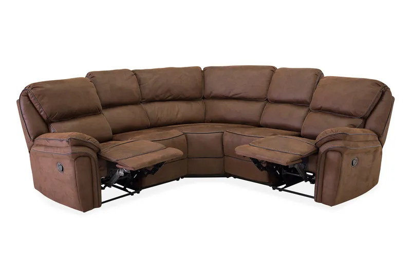 Saranda Hörnsoffa - Brun - Möbler - Vardagsrum - Soffor - Reclinersoffor & Biosoffor