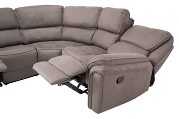 Saranda L-Bäddsoffa Höger - Grå - Möbler - Vardagsrum - Soffor - Reclinersoffor & Biosoffor