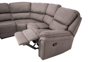 Saranda L-Bäddsoffa Höger - Grå - Möbler - Vardagsrum - Soffor - Reclinersoffor & Biosoffor