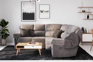 Saranda L-Bäddsoffa Höger - Grå - Möbler - Vardagsrum - Soffor - Reclinersoffor & Biosoffor