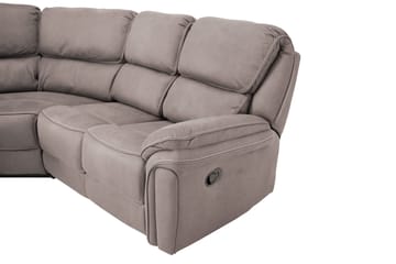Saranda L-Bäddsoffa Höger - Grå - Möbler - Vardagsrum - Soffor - Reclinersoffor & Biosoffor