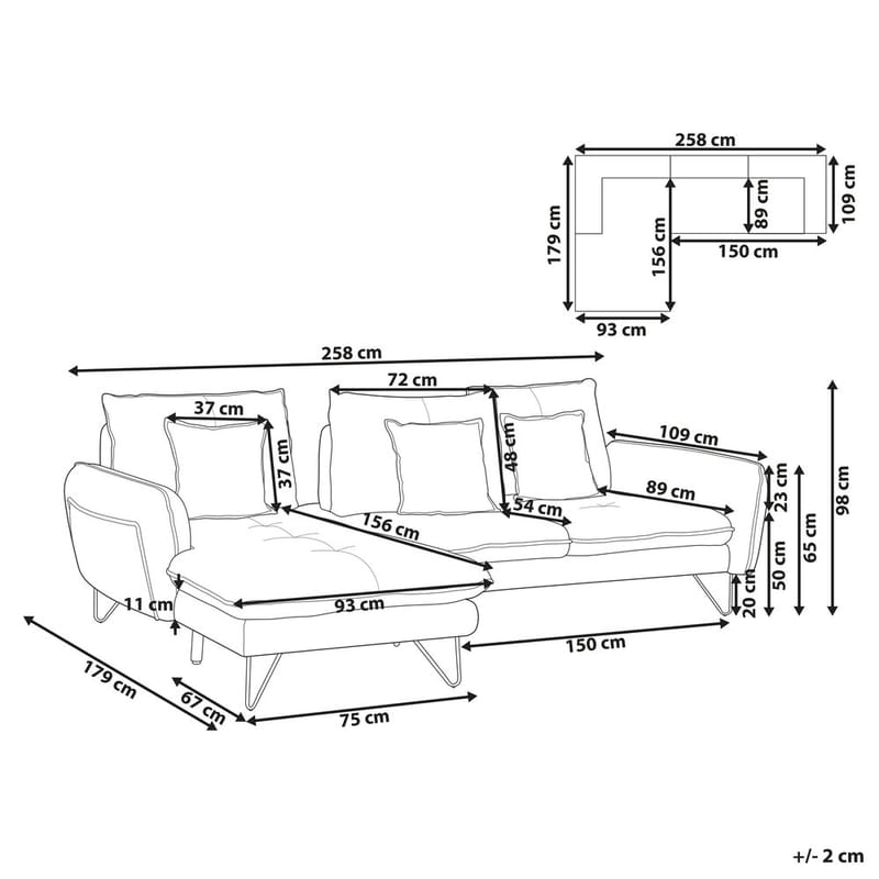 Hörnsoffa Sersan - Högervänd - Möbler - Vardagsrum - Soffor - Hörnsoffor