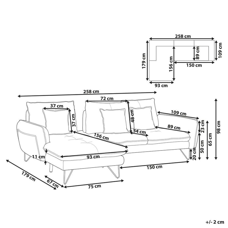 Hörnsoffa Sersan - Högervänd - Möbler - Vardagsrum - Soffor - Hörnsoffor