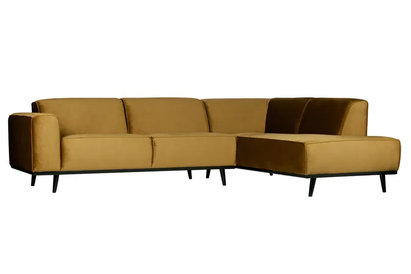 Statement Hörnsoffa Höger - Honungsgul - Möbler - Vardagsrum - Soffor - Hörnsoffor