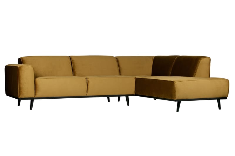Statement Hörnsoffa Höger - Honungsgul - Möbler - Vardagsrum - Soffor - Hörnsoffor