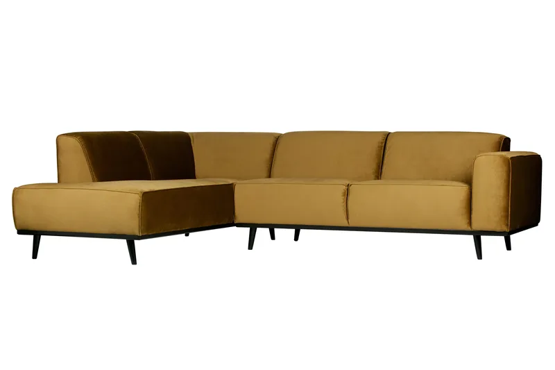 Statement Hörnsoffa Vänster - Honungsgul - Möbler - Vardagsrum - Soffor - Hörnsoffor