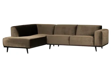 Statement Hörnsoffa Vänster - Taupe - Möbler - Vardagsrum - Soffor - Hörnsoffor