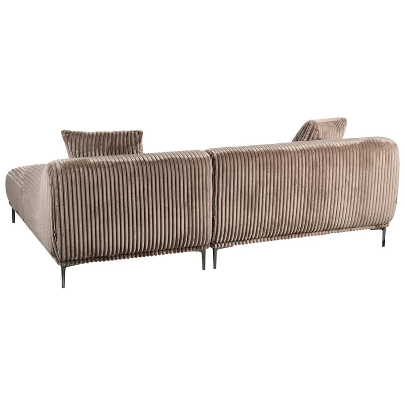 Hörnsoffa Stenum - Ljusbrun, mässing/Vänstervänd - Möbler - Vardagsrum - Soffor - Howardsoffor