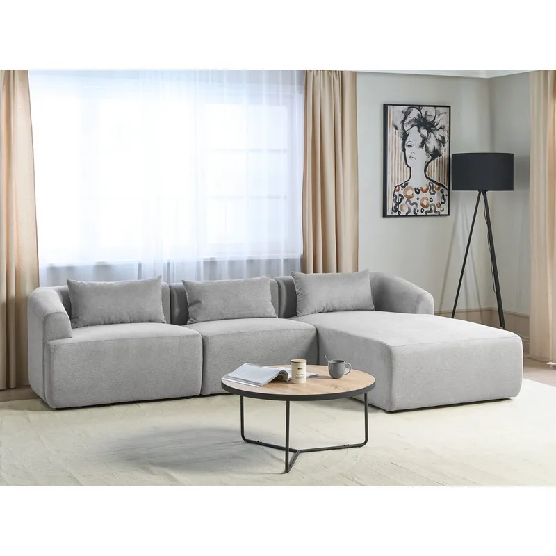 Hörnsoffa Svansele - Grå/Vänstervänd - Möbler - Vardagsrum - Soffor - Modulsoffor - Komplett modulsoffa