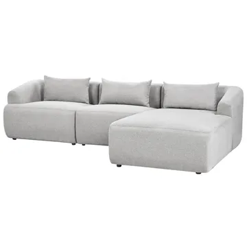 Hörnsoffa Svansele - Grå/Vänstervänd - Möbler - Vardagsrum - Soffor - Modulsoffor - Komplett modulsoffa