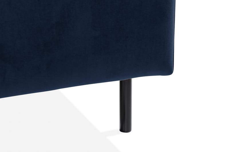 Teodin Hörnsoffa Large Sammet - Blå - Möbler - Vardagsrum - Soffor - Hörnsoffor