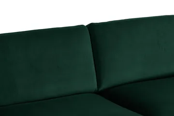 Teodin Hörnsoffa Large Sammet - Grön - Möbler - Vardagsrum - Soffor - Hörnsoffor