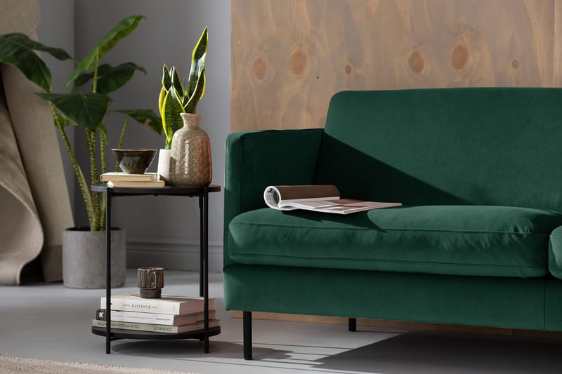 Teodin Hörnsoffa Large Sammet - Grön - Möbler - Vardagsrum - Soffor - Hörnsoffor