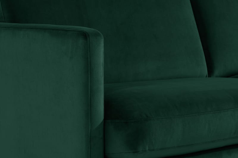 Teodin Hörnsoffa Large Sammet - Grön - Möbler - Vardagsrum - Soffor - Hörnsoffor