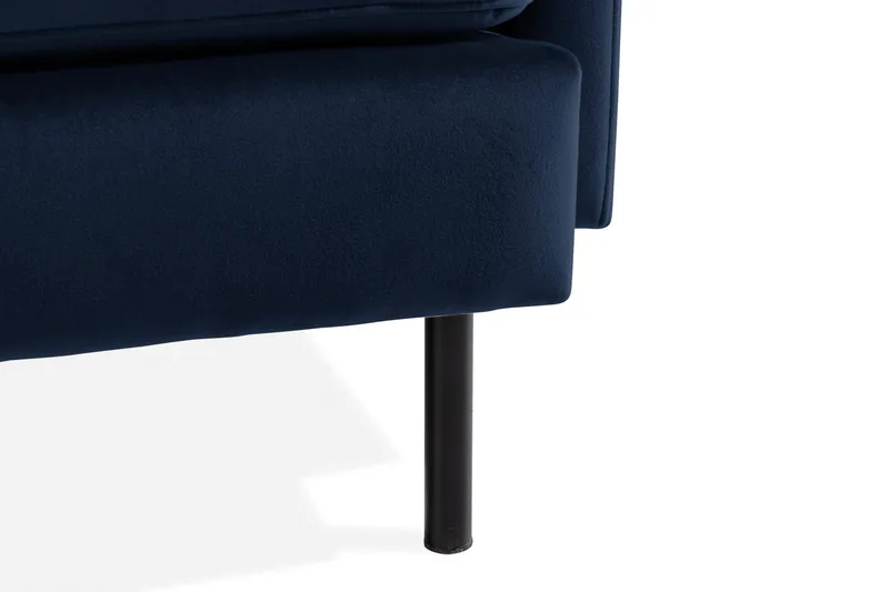 Teodin Hörnsoffa Sammet - Blå - Möbler - Vardagsrum - Soffor - Hörnsoffor