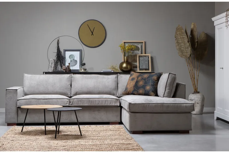 Tiahna Hörnsoffa Höger - Grön - Möbler - Vardagsrum - Soffor - Hörnsoffor