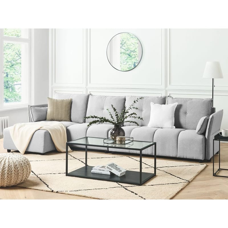 Hörnsoffa Tomra - Ljusgrå - Möbler - Vardagsrum - Soffor - Hörnsoffor