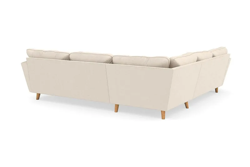 Trend Lyx 6-sits Vändbar L-formad Hörnsoffa i Manchester - Beige - Möbler - Vardagsrum - Soffor - Hörnsoffor