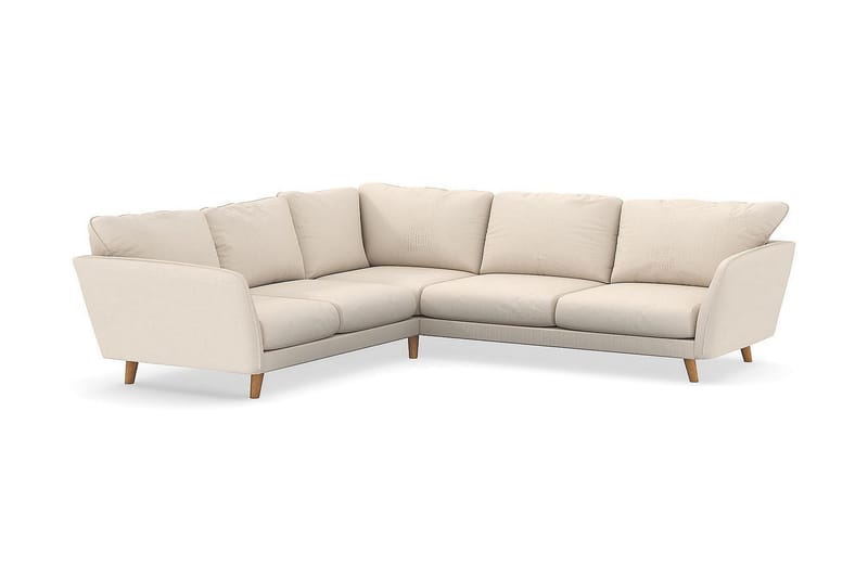 Trend Lyx 6-sits Vändbar L-formad Hörnsoffa i Manchester - Beige - Möbler - Vardagsrum - Soffor - Hörnsoffor
