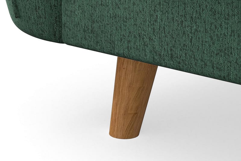 Trend Lyx 6-sits Vändbar L-formad Hörnsoffa i Sammet - Mörkgrön - Möbler - Vardagsrum - Soffor - Hörnsoffor