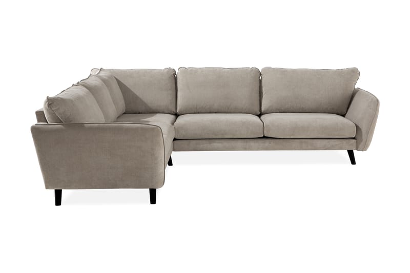 Trend Lyx 6-sits Vändbar L-formad Hörnsoffa i Tyg - Beige - Möbler - Vardagsrum - Soffor - Hörnsoffor