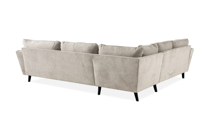 Trend Lyx 6-sits Vändbar L-formad Hörnsoffa i Tyg - Beige - Möbler - Vardagsrum - Soffor - Hörnsoffor