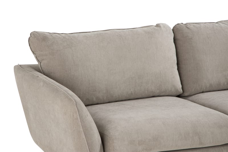 Trend Lyx 6-sits Vändbar L-formad Hörnsoffa i Tyg - Beige - Möbler - Vardagsrum - Soffor - Hörnsoffor