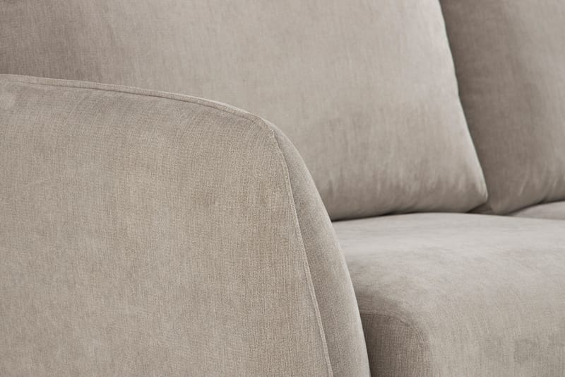 Trend Lyx 6-sits Vändbar L-formad Hörnsoffa i Tyg - Beige - Möbler - Vardagsrum - Soffor - Hörnsoffor