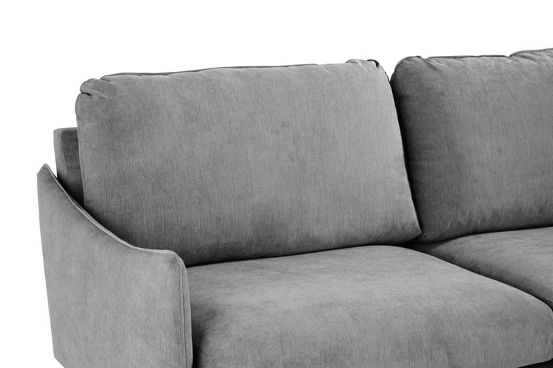 Trend Lyx 6-sits Vändbar L-formad Hörnsoffa i Tyg - Grå - Möbler - Vardagsrum - Soffor - Hörnsoffor