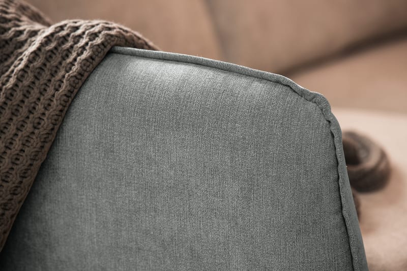 Trend Lyx 6-sits Vändbar L-formad Hörnsoffa i Tyg - Grå - Möbler - Vardagsrum - Soffor - Hörnsoffor