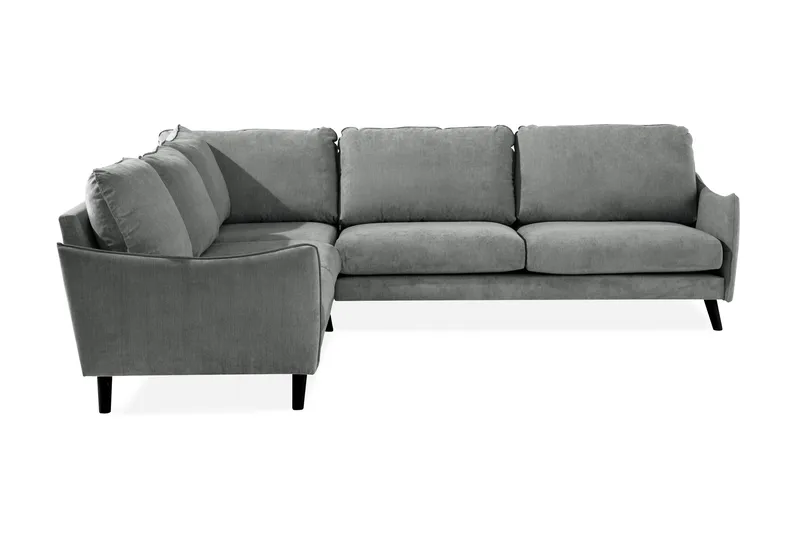 Trend Lyx 6-sits Vändbar L-formad Hörnsoffa i Tyg - Grå - Möbler - Vardagsrum - Soffor - Hörnsoffor