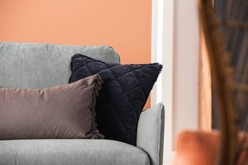 Trend Lyx 6-sits Vändbar L-formad Hörnsoffa i Tyg - Grå - Möbler - Vardagsrum - Soffor - Hörnsoffor