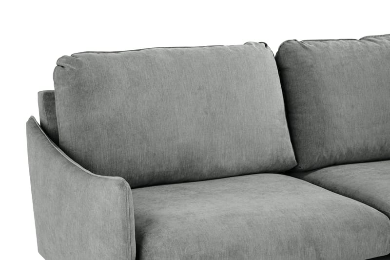 Trend Lyx 6-sits Vändbar L-formad Hörnsoffa i Tyg - Grå - Möbler - Vardagsrum - Soffor - Hörnsoffor