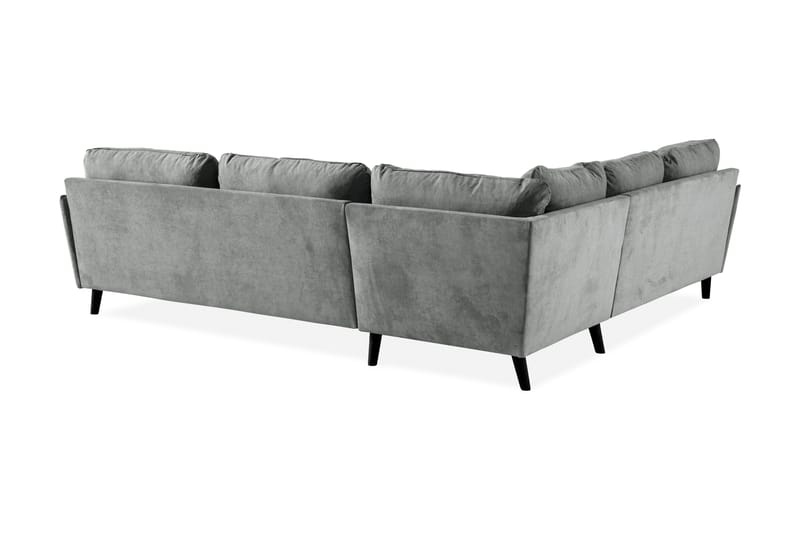 Trend Lyx 6-sits Vändbar L-formad Hörnsoffa i Tyg - Grå - Möbler - Vardagsrum - Soffor - Hörnsoffor