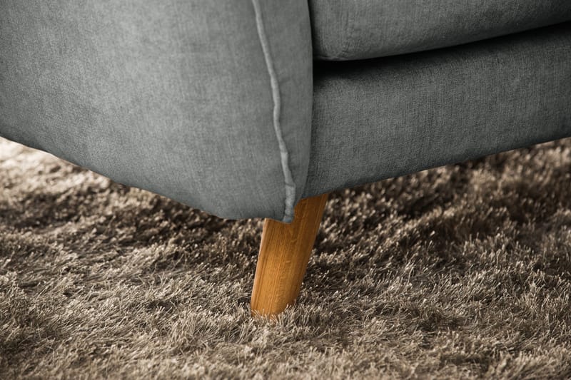 Trend Lyx 6-sits Vändbar L-formad Hörnsoffa i Tyg - Grå - Möbler - Vardagsrum - Soffor - Hörnsoffor