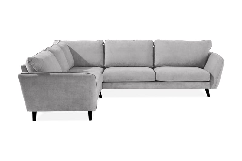 Trend Lyx 6-sits Vändbar L-formad Hörnsoffa i Tyg - Ljusgrå - Möbler - Vardagsrum - Soffor - Hörnsoffor