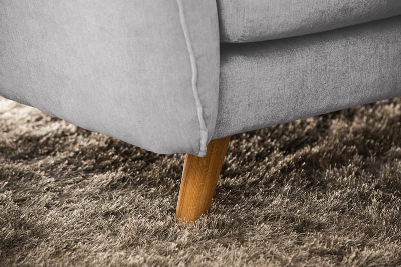 Trend Lyx 6-sits Vändbar L-formad Hörnsoffa i Tyg - Ljusgrå - Möbler - Vardagsrum - Soffor - Hörnsoffor