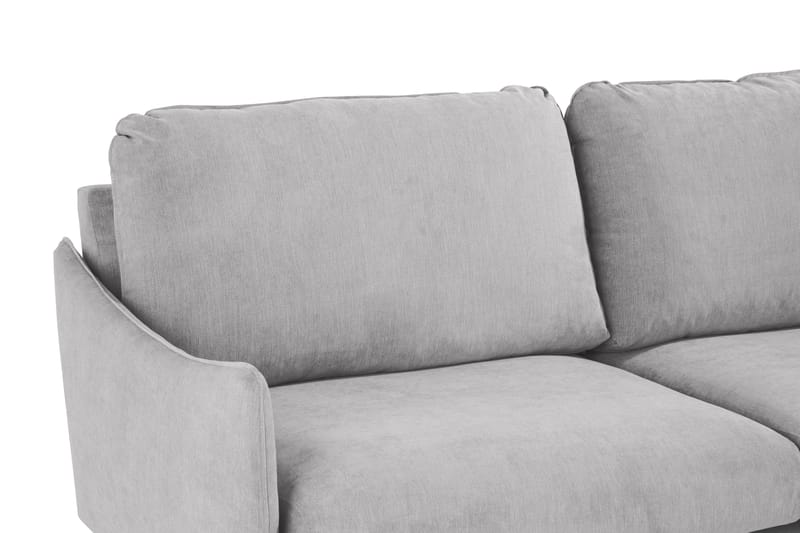 Trend Lyx 6-sits Vändbar L-formad Hörnsoffa i Tyg - Ljusgrå - Möbler - Vardagsrum - Soffor - Hörnsoffor